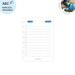 Correctbook A6 To do List, set 5 bladen Correctbook A6 To do List, set 5 bladen