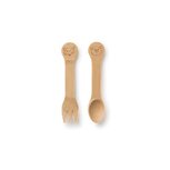 Bambu Kid's Fork & Spoon, bamboe vork en lepel (18M+) Bambu Kid's Fork & Spoon, bamboe vork en lepel (18M+)