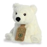 Eco Nation knuffeldier gemaakt van gerecycled materiaal - IJsbeer Eco Nation knuffeldier gemaakt van gerecycled materiaal - IJsbeer