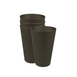 Zuperzozial C-PLA Reload Cup Mocha Brown - Bio Plastic beker Zuperzozial C-PLA Reload Cup Mocha Brown - Bio Plastic beker