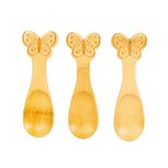 Sass & Belle butterfly bamboo spoons, bamboehout vlinder lepels Sass & Belle butterfly bamboo spoons, bamboehout vlinder lepels