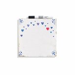 DDB Wisdom Tile Love - uitwisbaar tegeltje met hartjes DDB Wisdom Tile Love - uitwisbaar tegeltje met hartjes