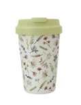 BioLoco Plant Easy cup, PLA koffie to go beker - Watercolor Flowers BioLoco Plant Easy cup, PLA koffie to go beker - Watercolor Flowers