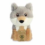 Eco Nation mini knuffeldier gemaakt van gerecycled materiaal - Wolf Eco Nation mini knuffeldier gemaakt van gerecycled materiaal - Wolf
