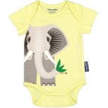 Coq en Pâte babyrompertje van GOTS Bio katoen, Bodysuit Elephant 3-6mnd Coq en Pâte babyrompertje van GOTS Bio katoen, Bodysuit Elephant 3-6mnd