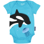 Coq en Pâte rompertje van GOTS Bio katoen, Bodysuit Orca 3-6mnd Coq en Pâte rompertje van GOTS Bio katoen, Bodysuit Orca 3-6mnd