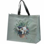 Shopper van gerecycled plastic - Floral Cat in Plant Pot Shopper van gerecycled plastic - Floral Cat in Plant Pot