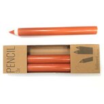 FairTrade Dinerkaars Potlood terra, doosje 3 stuks FairTrade Dinerkaars Potlood terra, doosje 3 stuks
