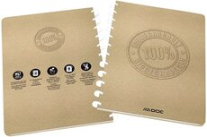 Biodegradable notitieboek A4 - gelijnd ringband schrift Biodegradable notitieboek A4 - gelijnd ringband schrift