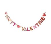 Sjaal met Verhaal Lokta papieren hartjes slinger - Happy Valentine Sjaal met Verhaal Lokta papieren hartjes slinger - Happy Valentine