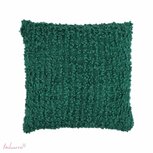 Imbarro Cushion Espen Teal - Petrol kleurig vintage sierkussen Imbarro Cushion Espen Teal - Petrol kleurig vintage sierkussen