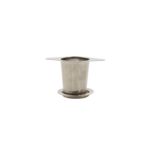 Point Virgule Stainless Steel Tea Strainer, RVS theezeef met uitlekbakje Point Virgule Stainless Steel Tea Strainer, RVS theezeef met uitlekbakje