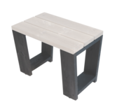 EcoFurn bankje, Jussi Bench in grijs/wit geolied dennenhout 60cm EcoFurn bankje, Jussi Bench in grijs/wit geolied dennenhout 60cm