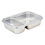 U.Konserve divided rectangle container with silicone lid, container met twee vakken - 825mL U.Konserve divided rectangle container with silicone lid, container met twee vakken - 825mL