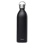 Qwetch Insulated Stainless steel Active Bottle 1000ml, RVS dubbelwandige fles mat zwart Qwetch Insulated Stainless steel Active Bottle 1000ml, RVS dubbelwandige fles mat zwart