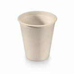 Suikerriet koffiebeker 240ml. Plasticvrije bekers in pak van 50 stuks. Suikerriet koffiebeker 240ml. Plasticvrije bekers in pak van 50 stuks.