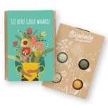 Blossombs Bloembommetjes - Jij bent goud waard! Giftbox set van 4 Blossombs Bloembommetjes - Jij bent goud waard! Giftbox set van 4