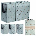 Recycling Bags van gerecycled plastic, set van 3 opbergzakken - Boerderij Recycling Bags van gerecycled plastic, set van 3 opbergzakken - Boerderij