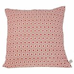 Fairtrade sierkussen met Graphic print in rood Fairtrade sierkussen met Graphic print in rood
