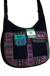 Simbolica Fairtrade schoudertas katoen - Multicolour blauw Simbolica Fairtrade schoudertas katoen - Multicolour blauw