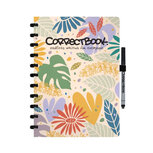 Correctbook Original A4 Botanical Beauty - blanco notitieboek met pen en wisdoekje Correctbook Original A4 Botanical Beauty - blanco notitieboek met pen en wisdoekje