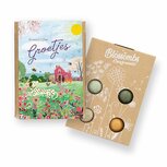 Blossombs Giftbox mini Kleurrijke groetjes - set van 4 Bloembommetjes Blossombs Giftbox mini Kleurrijke groetjes - set van 4 Bloembommetjes