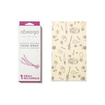 Abeego Beeswax Food wrap small rectangle, 30x18cm bijenwas doek. Abeego Beeswax Food wrap small rectangle, 30x18cm bijenwas doek.