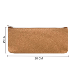 Etui van naturel kurk met rits - Pen etui Etui van naturel kurk met rits - Pen etui