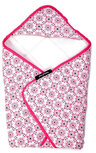 Keep Leaf Organic Quilted Baby Blanket Floral - Roze baby dekentje biologisch katoen Keep Leaf Organic Quilted Baby Blanket Floral - Roze baby dekentje biologisch katoen