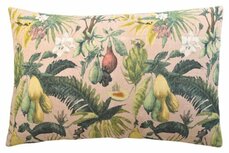 Go Round Strelitzia katoen velours sierkussen - Cushion 40x60cm Go Round Strelitzia katoen velours sierkussen - Cushion 40x60cm