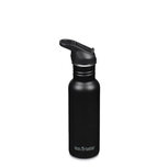 Klean Kanteen Classic Bottle Flip Seal Sport Cap 532ml Black - Waterfles met rietje