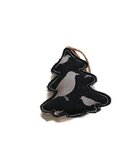 Kinta hanger van denim stof - kerstboom met vogelprint Kinta hanger van denim stof - kerstboom met vogelprint