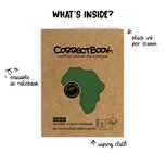 Correctbook A5 Scratch Mix Forest Green - Notebook A5 met pen en wisdoekje Correctbook A5 Scratch Mix Forest Green - Notebook A5 met pen en wisdoekje