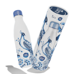 IZY Bottles RVS dubbelwandige drinkfles 500ml - Peacock IZY Bottles RVS dubbelwandige drinkfles 500ml - Peacock