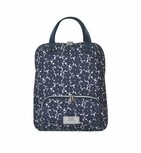 Fairtrade Rugzak van gecoat canvas - Navy Flowers Fairtrade Rugzak van gecoat canvas - Navy Flowers