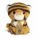 Eco Nation mini knuffeldier gemaakt van gerecycled plastic - Tijgertje Eco Nation mini knuffeldier gemaakt van gerecycled plastic - Tijgertje