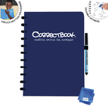 Correctbook Original A4 Midnight Blue - blanco notitieboek met pen en wisdoekje Correctbook Original A4 Midnight Blue - blanco notitieboek met pen en wisdoekje