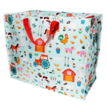 Jumbo Bag van gerecycled plastic - Rex London Big Shopper Farmyard Jumbo Bag van gerecycled plastic - Rex London Big Shopper Farmyard