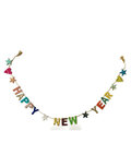 Olino FairTrade slinger Happy New Year van Eco papier Olino FairTrade slinger Happy New Year van Eco papier