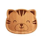 Sass & Belle tiger bamboo plate, bamboehout bordje van een tijger Sass & Belle tiger bamboo plate, bamboehout bordje van een tijger