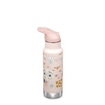 Klean Kanteen Insulated Kid Classic Flip Seal Sport Cap Owlet 355ml, RVS drinkfles Klean Kanteen Insulated Kid Classic Flip Seal Sport Cap Owlet 355ml, RVS drinkfles