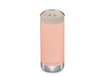 Klean Kanteen TKWide Insulated 355ml Peach Parfair, RVS thermosfles met koffiedop Klean Kanteen TKWide Insulated 355ml Peach Parfair, RVS thermosfles met koffiedop