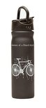 ReTulp RVS drinkfles 500ml zwart Bicycle, met drinktuit.