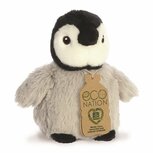 Eco Nation mini knuffeldier gemaakt van gerecycled plastic - Pinguïn Eco Nation mini knuffeldier gemaakt van gerecycled plastic - Pinguïn