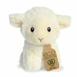 Eco Nation mini knuffeldier gemaakt van gerecycled plastic - Lammetje Eco Nation mini knuffeldier gemaakt van gerecycled plastic - Lammetje