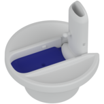 De Dopper Flip Straw White - Losse dop met drinktuit en rietje De Dopper Flip Straw White - Losse dop met drinktuit en rietje