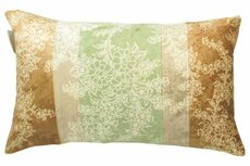 Go Round Cushion Whams - glanzend velours sierkussen met bloemen