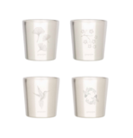 Gaspajoe RVS thermos drinkbeker Arty 180ml - diverse gravures met siliconen houder