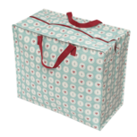 Jumbo Bag van gerecycled plastic Blue Doily