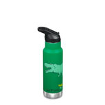 Kid Kanteen Classic Narrow isolatie fles 355ml met Flip Sport Cap - Dino Skate